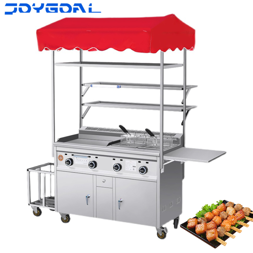 What are the advantages of multifunctional snack carts?